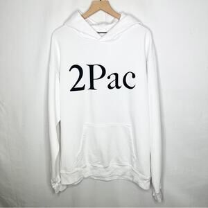INTERSCOPE x FRAGMENT 2PAC Light Khaki Hoodie NEW in XL